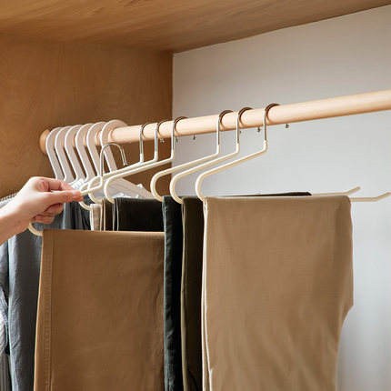 pvc coating open end metal pants hangers metal hanger